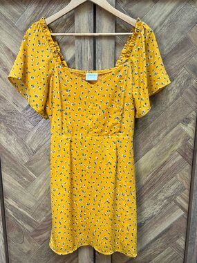 Sienna Sky Floral Smocked Mini Dress